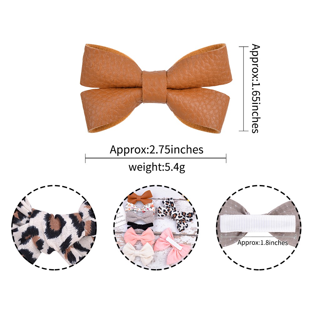Kẹp tóc KIDSBOWS trang trí nơ đơn giản xinh xắn dành cho bé gái
