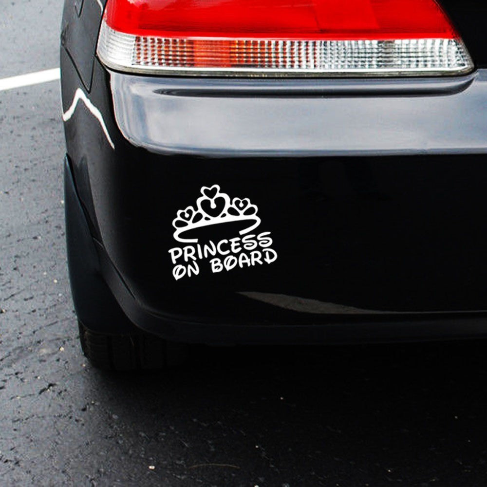 Decal Dán Xe Hơi Chữ Princess On Board