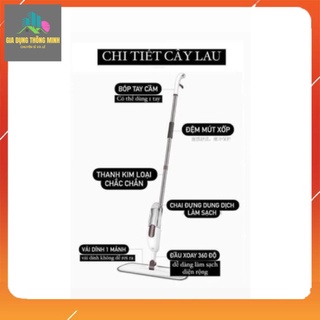 [NEW] Cây lau nhà phun tia nước ( lau nhà kèm phun sương)