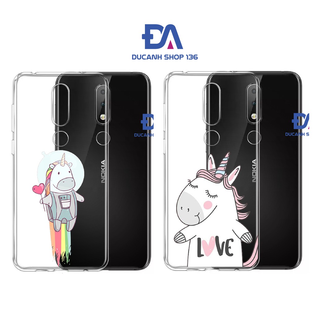 Ốp silicon in hình cute Nokia 5.1 plus / Nokia 6.1 plus / Nokia 8.1 plus /X5/X6/X7