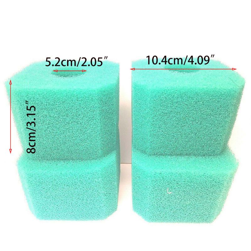Set 4 Miếng Xốp Lọc Thay Thế Có Thể Giặt Rửa Và Tái Sử Dụng Cho Bồn Tắm V1 S1
