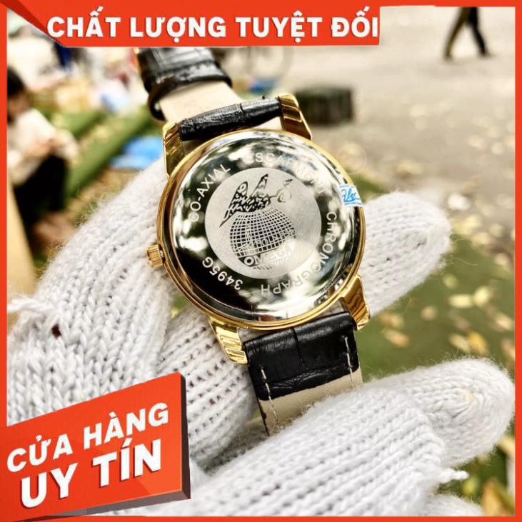 Đồng Hồ Nam OM031 omega Sapphire Case 38mm Máy Pin Nhật Chống Xước
