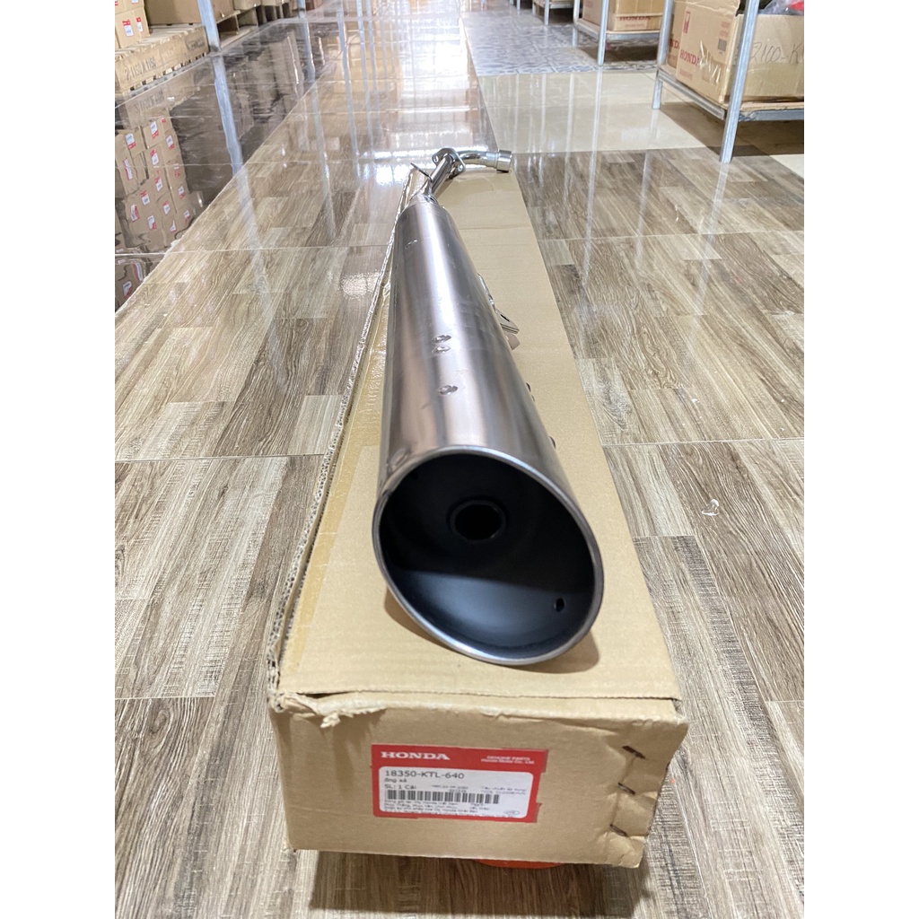 Ống xả - Bô HONDA WAVE RS100, S100, A100 "Không tai".