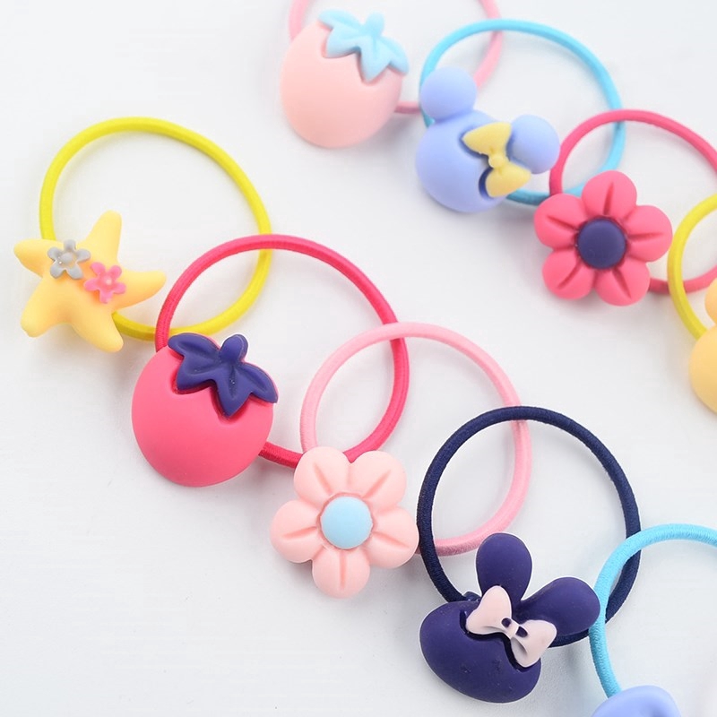 Set 10 dây cột tóc dễ thương cho nữ