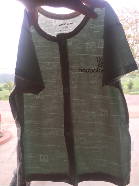 Bộ cộc thông hơi, vải thun lạnh Noubaby