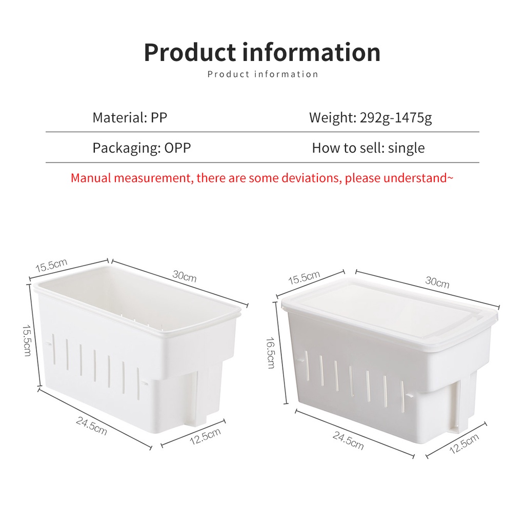 Hộp đựng thực phẩm Có Nắp Và Tay Cầm Dành Cho Nhà Bếp