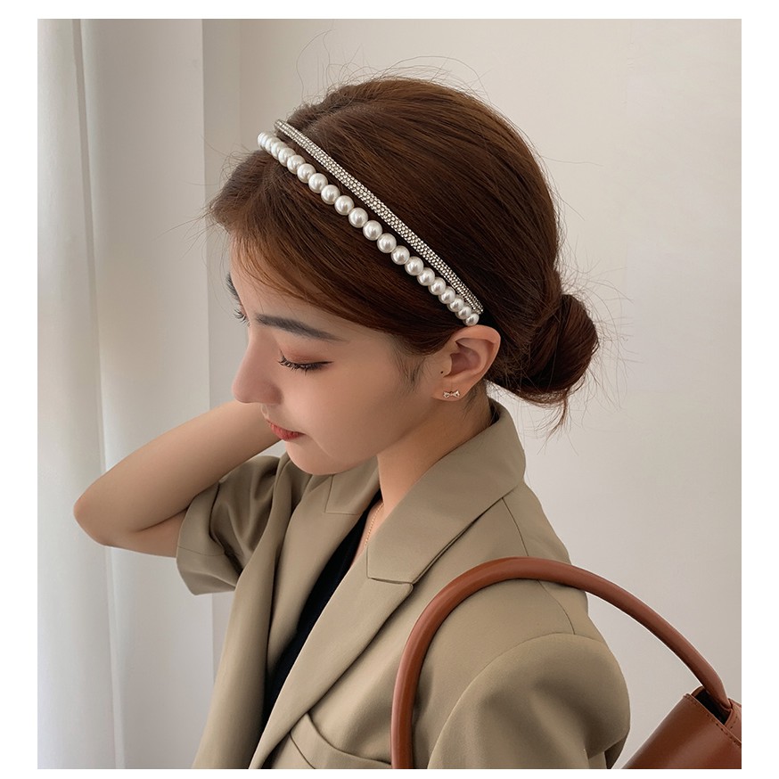 Băng đô ngọc trai Hàn Quốc phổ biến