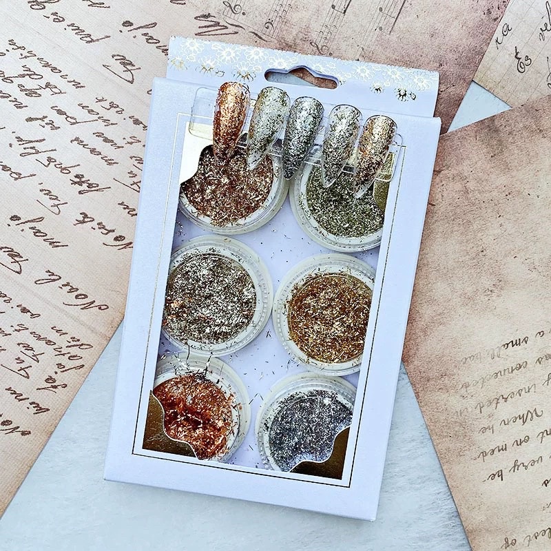 Sét nhũ dây trang trí móng