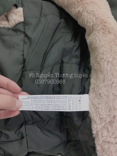 Áo khoác parka nữ lót lông siêu đẹp cực ấm Áo khoác đại hàn hàng xuất VIP Sẵn