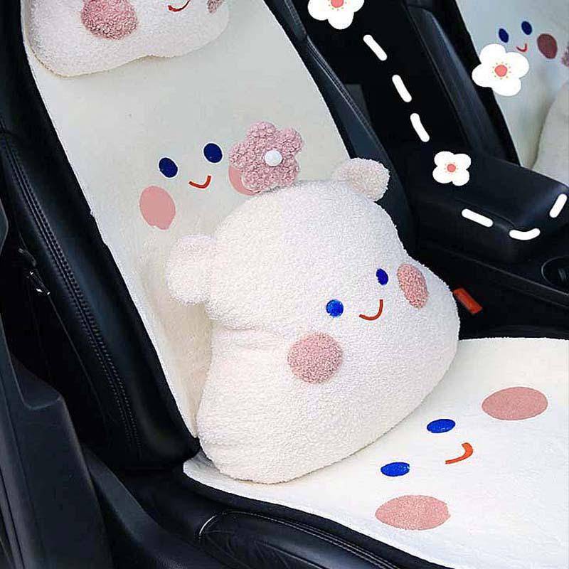 Gối Tựa Đầu Họa Tiết Hoạt Hình Xinh Xắn Dành Cho Xe Hơi