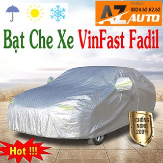 Bạt Phủ Ô Tô #VinFast Fadil CAO CẤP 3 LỚP Tráng Bạc Cách Nhiệt, Chống Nước, Chống Trộm Gương hàng đẹp