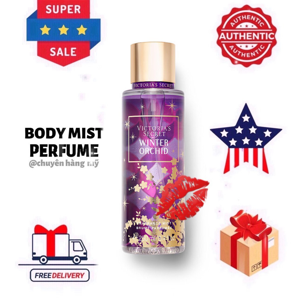 𝗕𝗢𝗗𝗬𝗠𝗜𝗦𝗧𝗣𝗘𝗥𝗙𝗨𝗠𝗘⚜️Xịt Thơm Body Victoria’s Secret Scents of Holiday New 2019 250ml | BigBuy360 - bigbuy360.vn