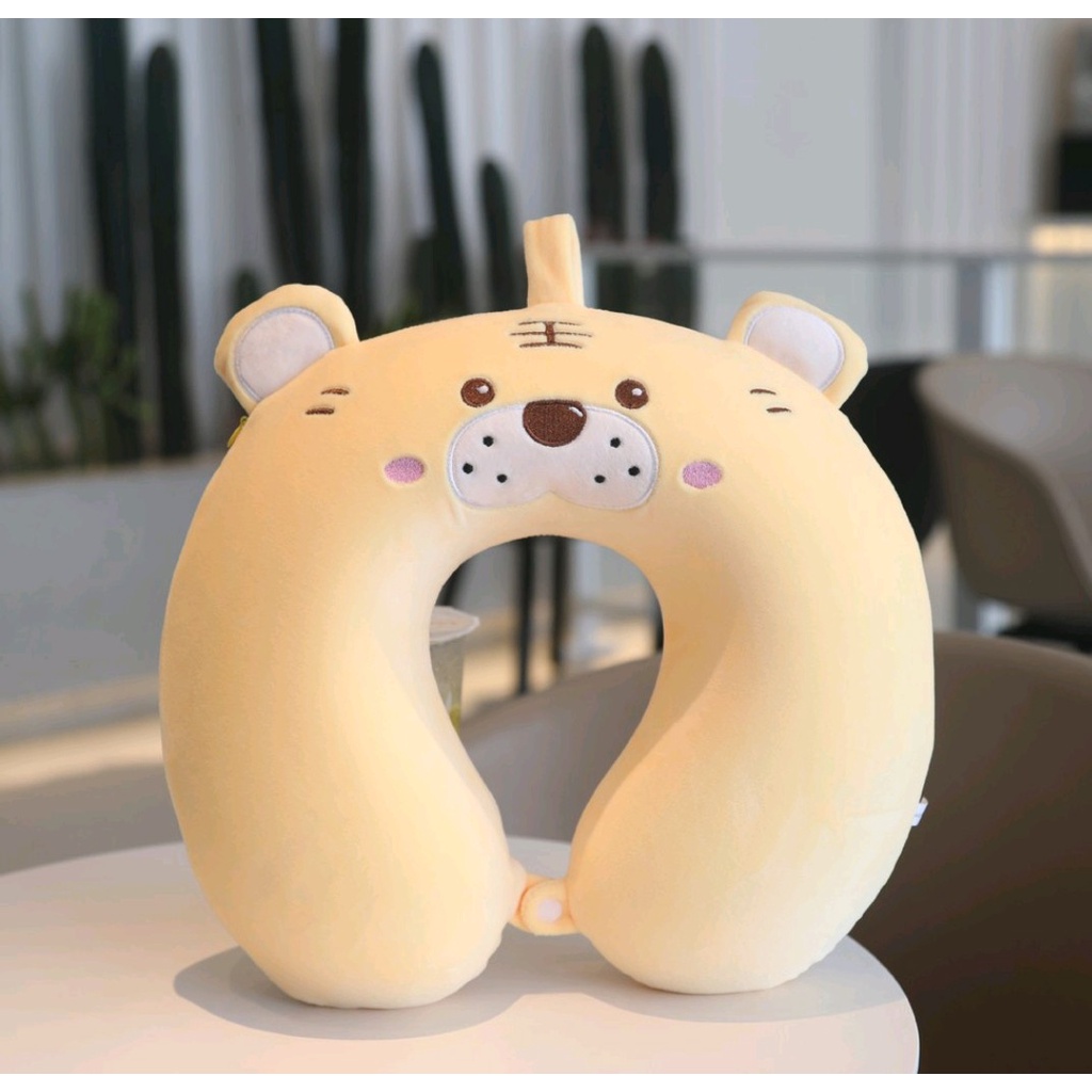 Gối kê cổ chữ U chất liệu cao su non êm ái nâng đỡ cổ