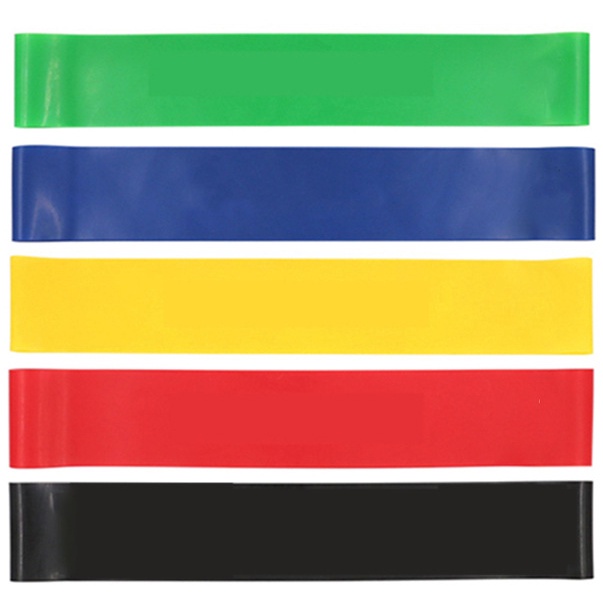 Dây kháng lực cao su đàn hồi 0.35mm-1.1mm hỗ trợ luyện tập yoga/ pilate/ thể hình chuyên dụng