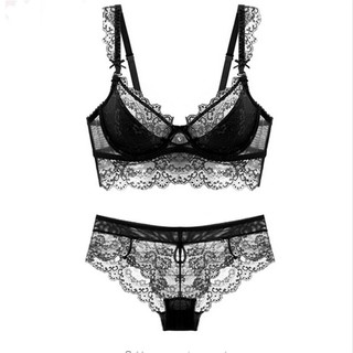 Set đồ lót ren có mút đệm quyến rũ dành cho nữ