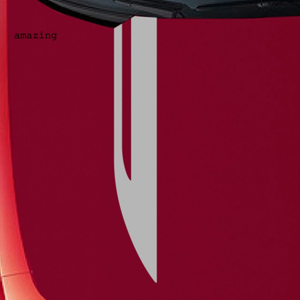 FENDER Set 2 Đề Can Dán Trang Trí Xe Hơi Đua Họa Tiết Kẻ Sọc