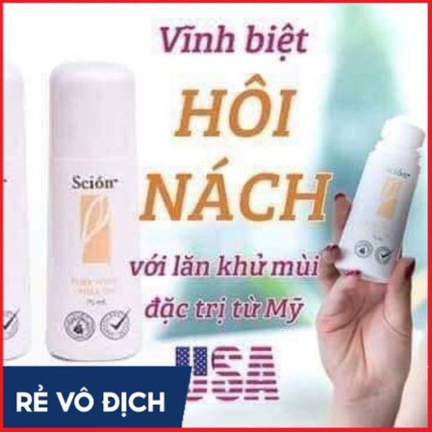 Lăn khử mùi Scion giảm hôi nách - hôi chân - kèm mờ thâm sạm nách