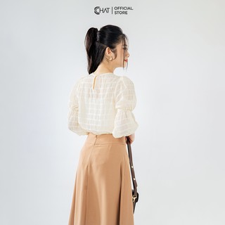 Chân váy xoè cạp 3 cúc CCHAT