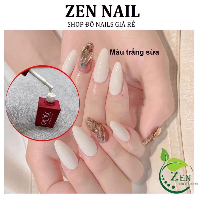 Sơn gel hàn quốc, Sơn gel trắng sữa tôn da, Hottrend 2021