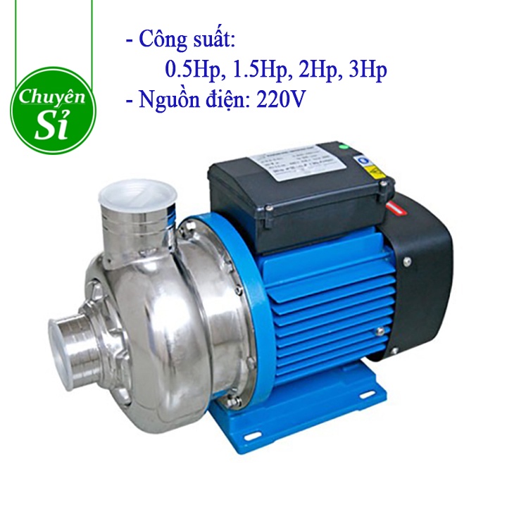 Máy bơm nước ly tâm cánh hở EWARA DWO 037 (0.5Hp), DWO 150 (1.5Hp), DWO 200 (2Hp), DWO 300 (3Hp)
