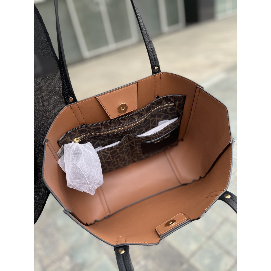 Túi xách nữ chính hãng Calvin Klein dilan tote Size 30x25x40 vừa laptop .. giấy A4