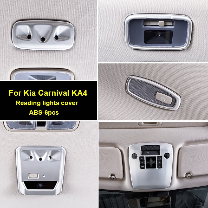 Miếng Dán Viền Đèn Đọc Sách Trang Trí Nội Thất Xe Hơi Cho Kia Carnival KA4 2022