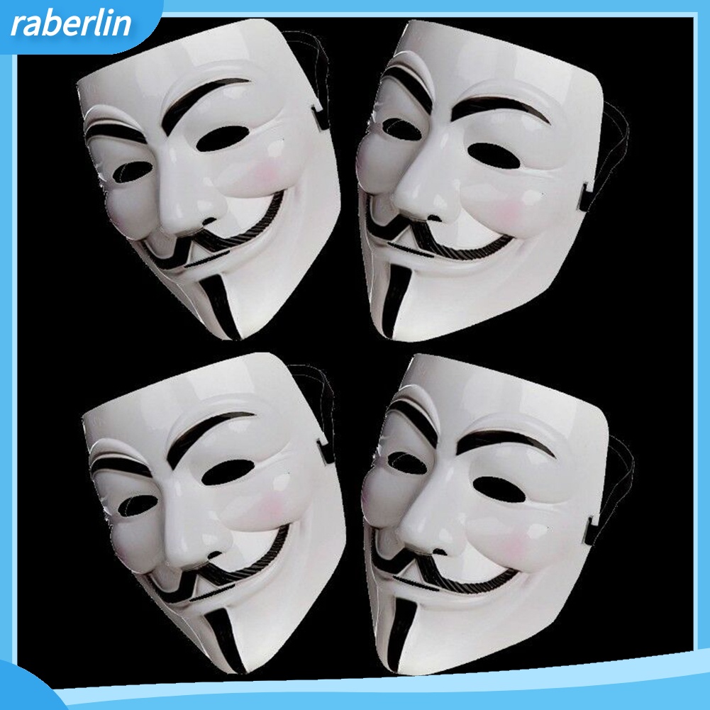 Anonymous Hacker V cho Vendetta Master Face Mask Fancy Dress Đạo cụ Halloween