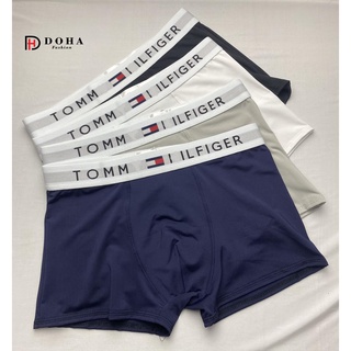 Hộp 4 quần lót nam boxer thun lạnh cao cấp - quần sịp đùi cao cấp