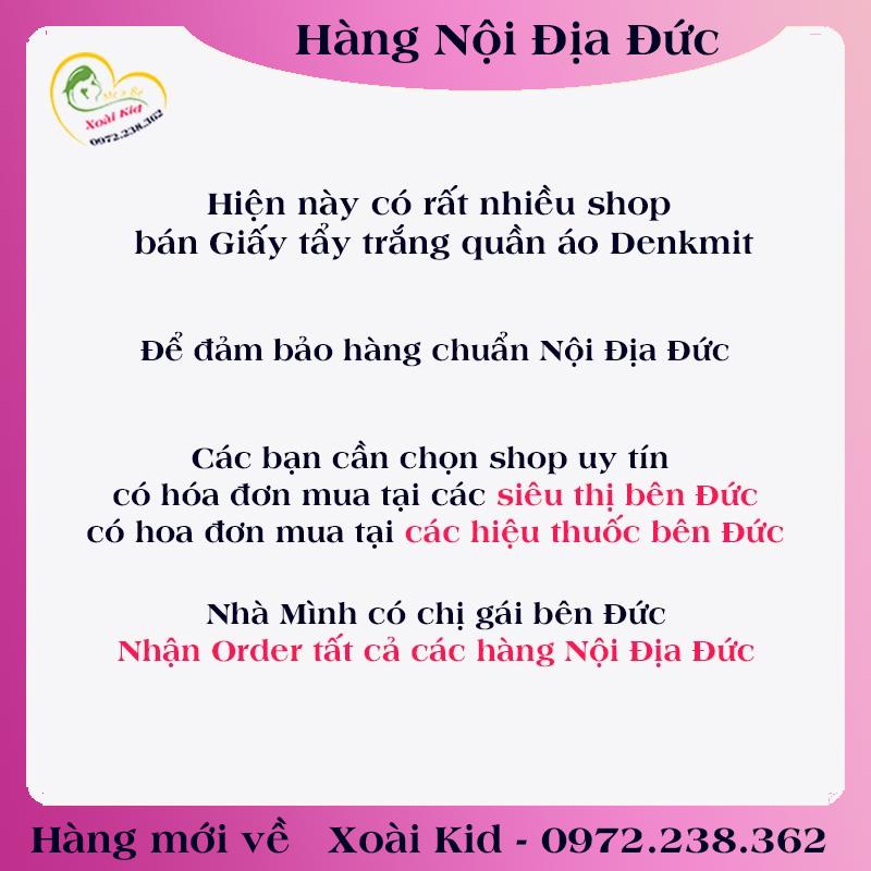 Giấy tẩy trắng quần áo, giấy chống phai màu, bột tẩy trắng, tẩy trắng cổ áo Denkmit của Đức- ĐỦ BILL DATE MỚI