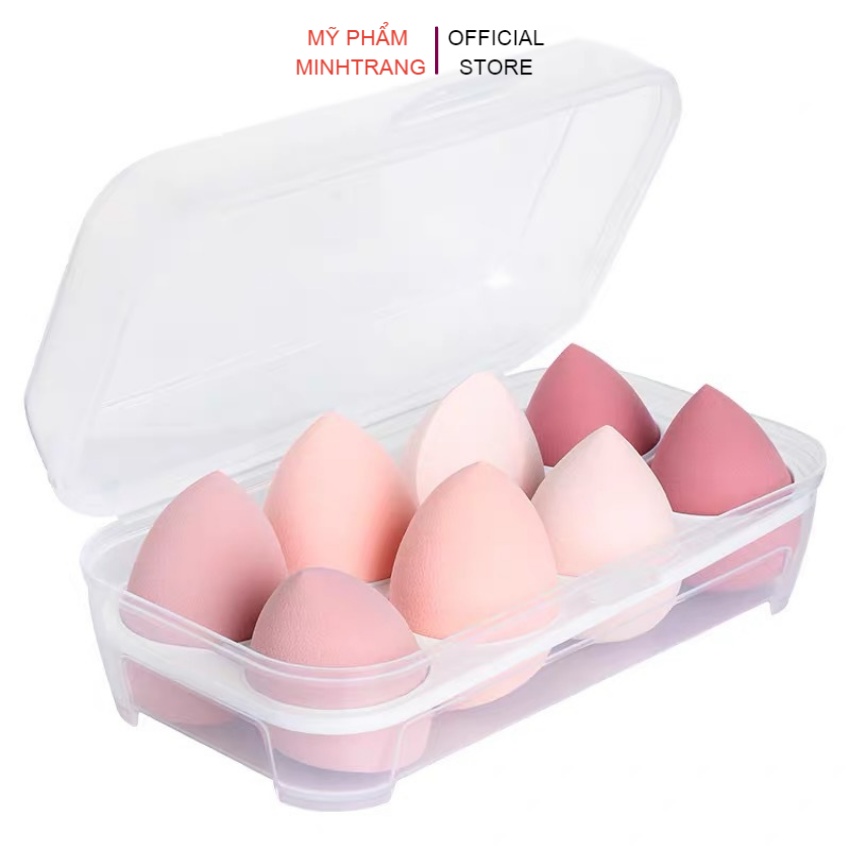 Mút tán kem nền mềm mại,mút trang điểm đẹp,tán phấn,đánh cushion,mịn màng,dễ tán,thích hợp trang điểm mọi đường nét
