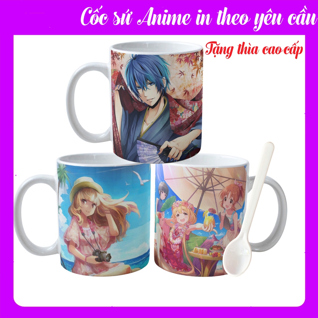 Cốc Sứ Anime Cực Đẹp - In Cốc Sứ Anime Theo Yêu Cầu