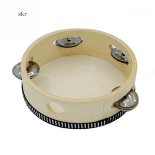 Trống lục lạc bằng gỗ cho bé
