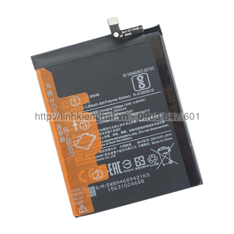 Pin Xiaomi Redmi 7 M1810F6LG BN46 4000mAh Zin - Hàng nhập Khẩu
