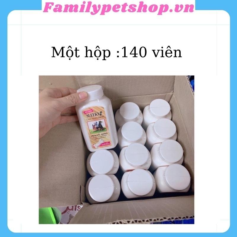 Canxi cho chó mèo viên Canxi Sleeky Thái Lan-familypetshop.vn