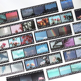 (ST031) Set sticker ảnh phim x3 dải ngang