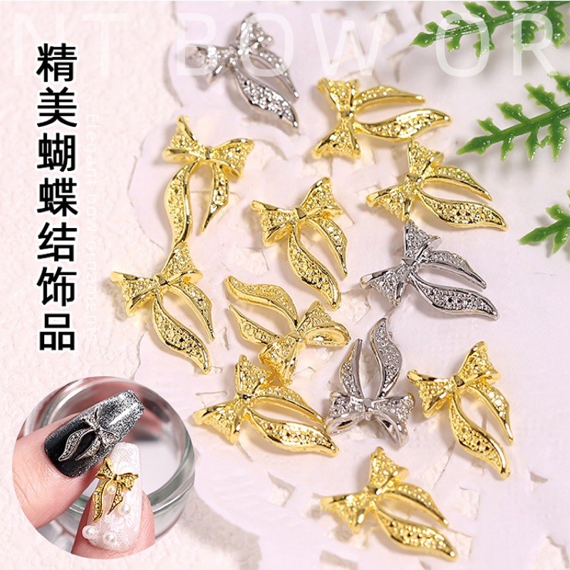 Charm nơ ( loại 1)trang trí móng