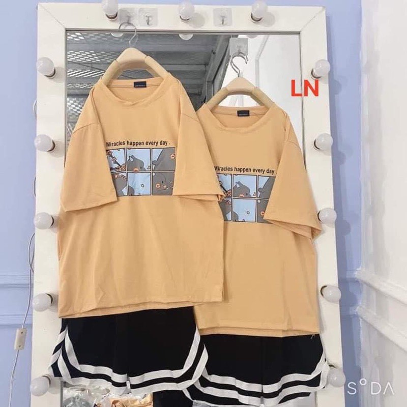 Sét áo 6 ô vuông Mira + đùi V TH6