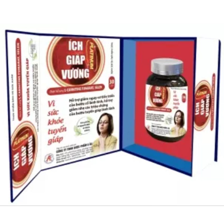 Ích giáp vương platinum hộp 30 viên - hỗ trợ tăng sức đề kháng - Cvspharmacy