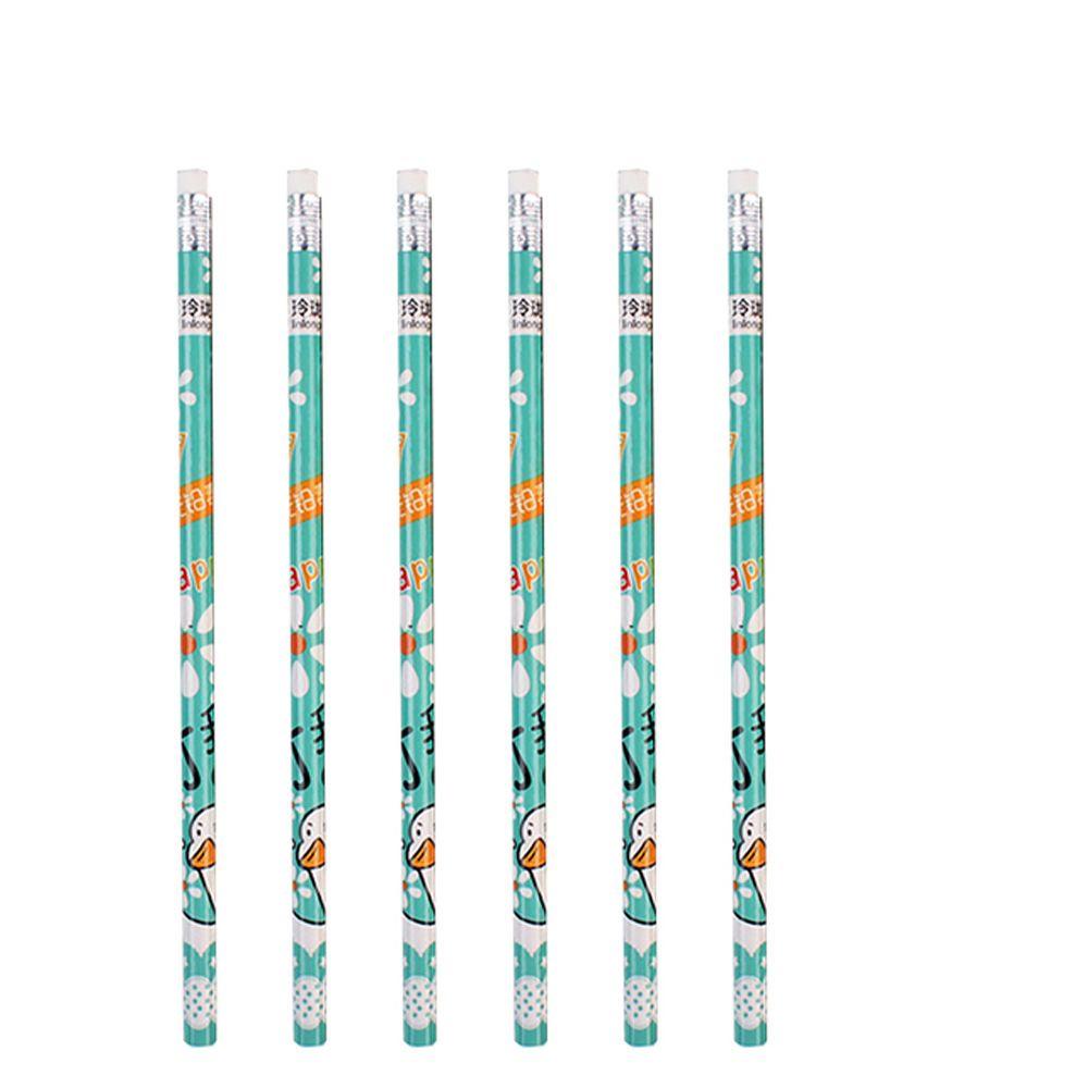 Set 10 Bút Chì Vẽ Hình Vịt Hoạt Hình Dành Cho Học Sinh