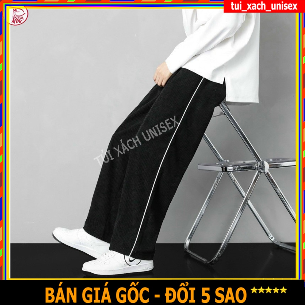 ❤️ VẢI BAO ĐẸP ❤️ QUẦN JOGGER THUN NỮ PHỐI KHÓA MÀU ĐEN CHẤT NHUNG DÀY MỊN CO GIÃN