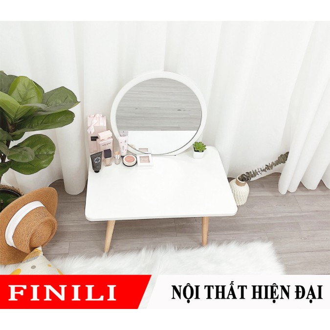 ⭐Bàn trang điểm màu trắng thiết kế nhỏ gọn phong cách Bắc Âu FNL-117.01⭐ | BigBuy360 - bigbuy360.vn