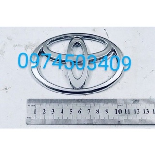 Logo biểu tượng Toyota trang trí ô tô, dài 11cm, rộng 7cm