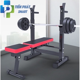 Ghế tập tạ, ghế tập gym có giá đỡ tạ cỡ đại tiêu chuẩn phòng gym tại nhà