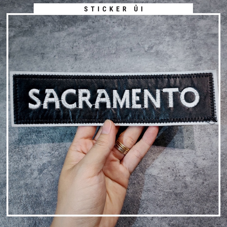 Sticker ủi áo Cao cấp - CÓ SẴN KEO ỦI - sticker vải dùng làm miếng vá áo, phụ kiện trang trí quần áo, balo, giày, nón