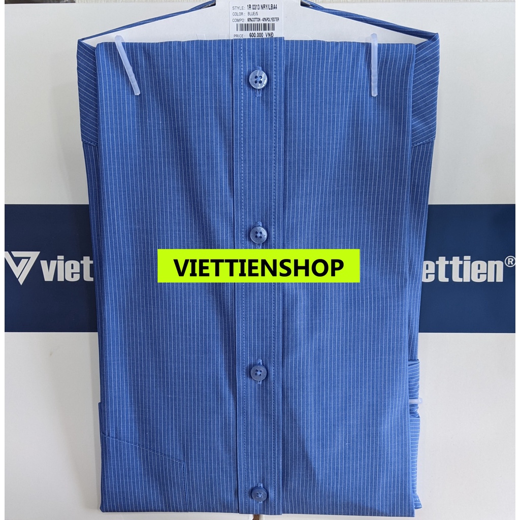 ÁO SƠ MI VIỆT TIẾN DÀI TAY KẺ SỌC