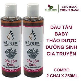 Dầu tắm baby Dưỡng Sinh Gia Truyền Hương Như 250ml - [Combo 2 Chai]