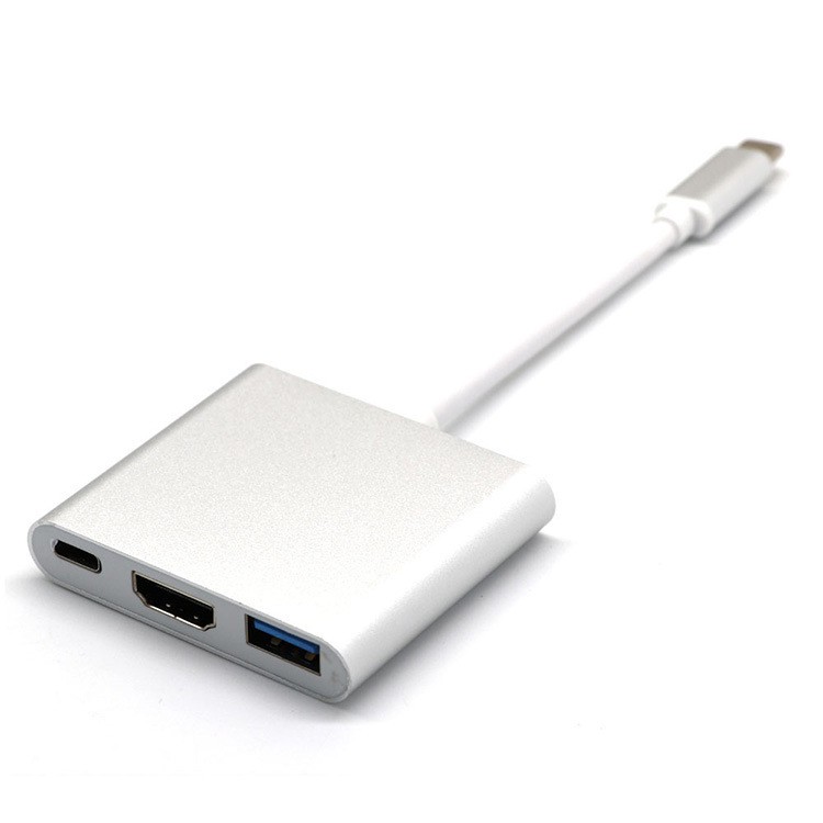 Cáp chuyển uusb 3.1 sang hdmi 3 trong 1 tiện lợi