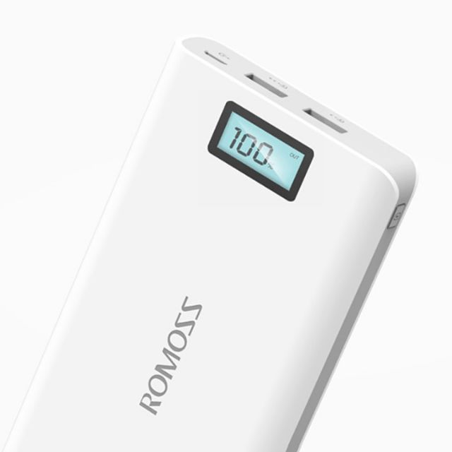 Pin Sạc Dự Phòng ROMOSS SENSE 6 PLUS 20000mAh (LCD)