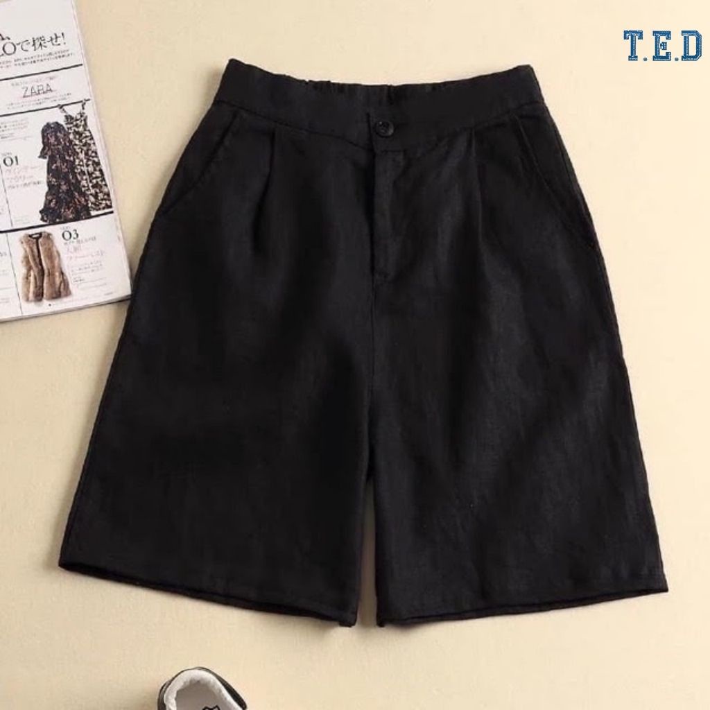 Quần NHẬT ĐÙI khoá thật siêu chất đũi siêu mát TED07