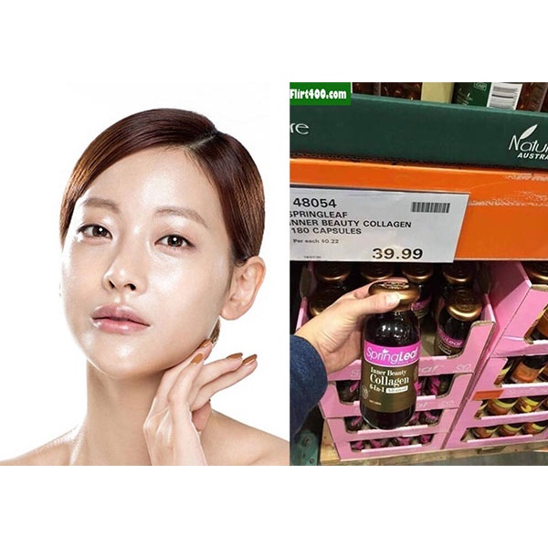 Viên Uống Collagen Spring Leaf Inner Beauty Collagen 6-In-1 Hộp 90 viên, 180 viên Chống Lão Hóa, Làm Đẹp Da SeeMe Beauty